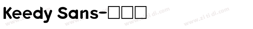 Keedy Sans字体转换